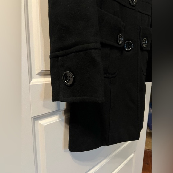 Tulle Women’s Long Wool Peacoat - Picture 5 of 12